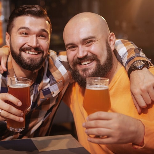 Men Drinking Beer 3